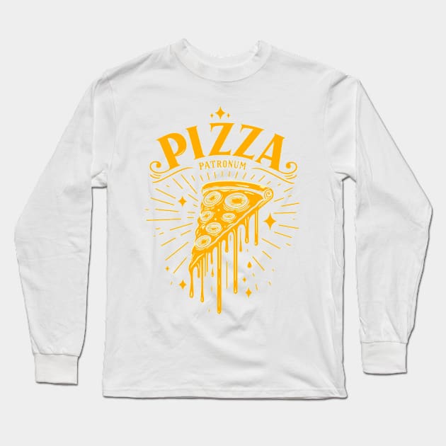 Divine Pizza - Pizza Patronum Long Sleeve T-Shirt by PrintSoulDesigns